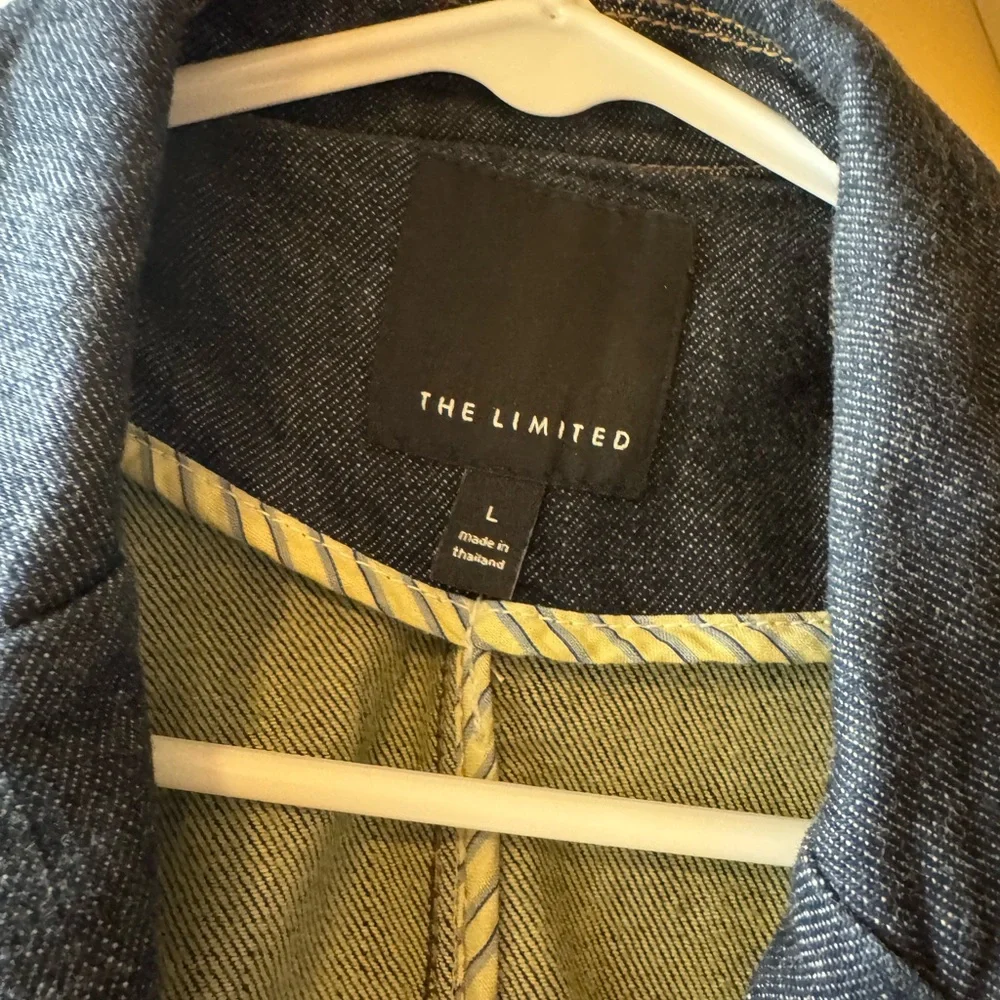 The Limited Indigo Denim Blazer - Picture 4 of 9